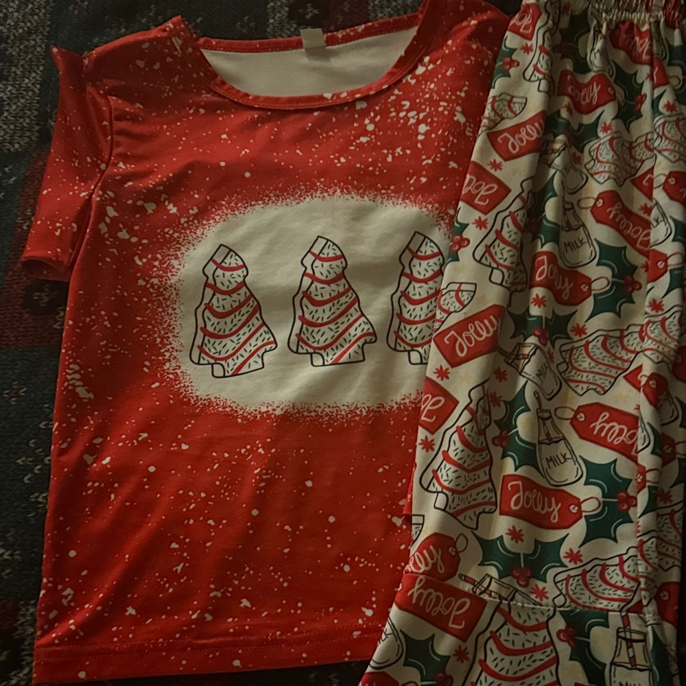 Festive Red and White Kids Holiday Outfit